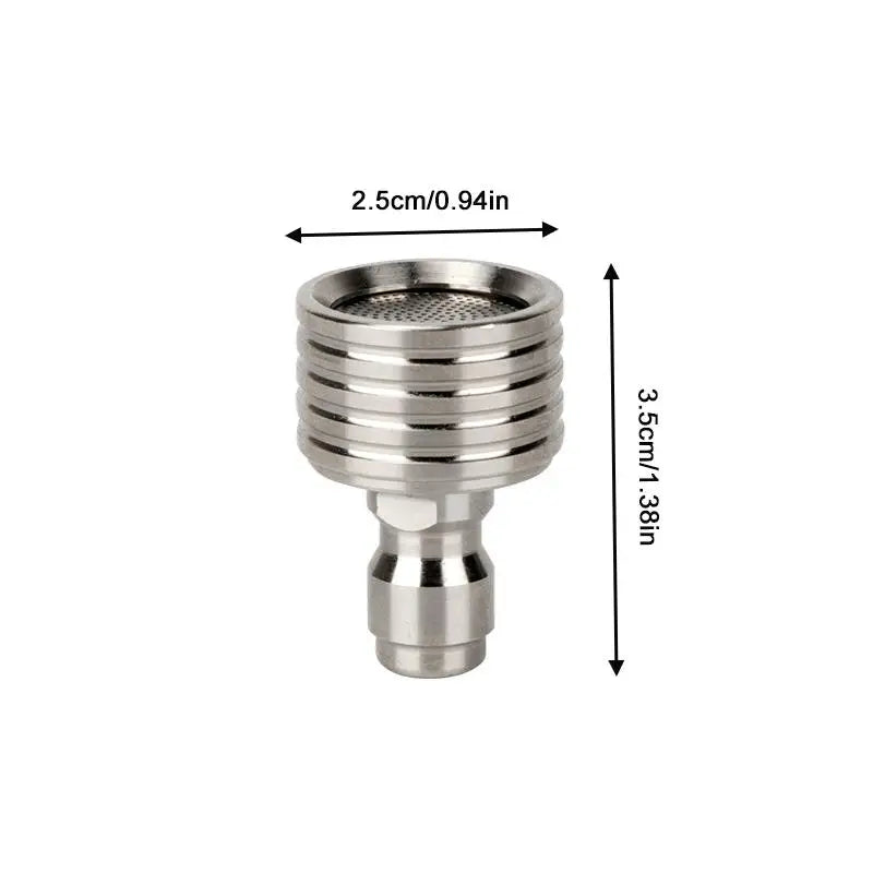 1/4" Quick Connect High-Pressure Stainless Steel Spray Nozzle