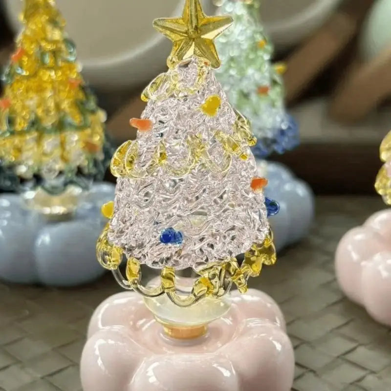Christmas Tree Rotating Ornaments Rotatable Holiday Gifts