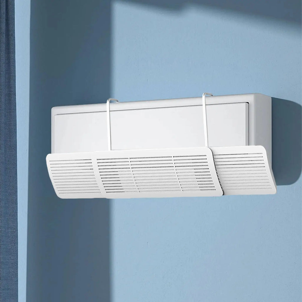 AC Air Deflector Air Conditioner Vent Diverter Fits 23.2-36.2 Inch Wall Mount AC Deflector For Home Office Living Room Bedroom Zpaxo