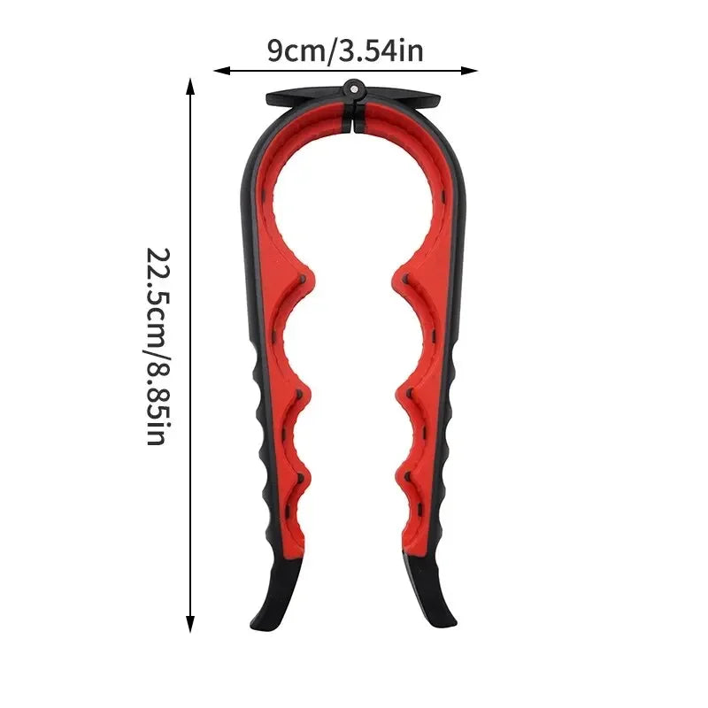 4-in-1 Stainless Steel Can & Bottle Opener | Multi-Function Multi-Function Opener Zpaxo black