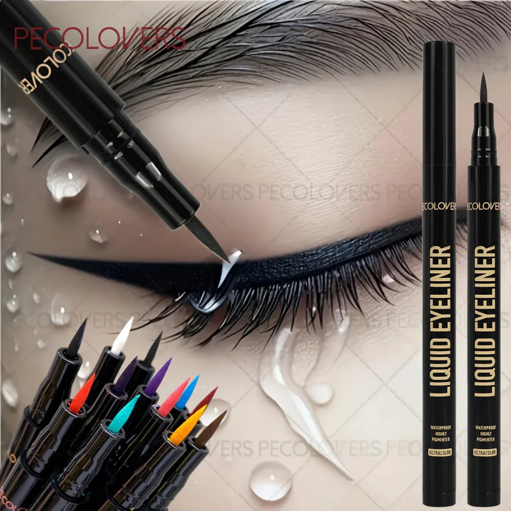 1PC Waterproof Liquid Eyeliner - No-Smudge, Long-Lasting Smooth Application, Rich In Colors, Creating A Charming Daily Makeup Zpaxo