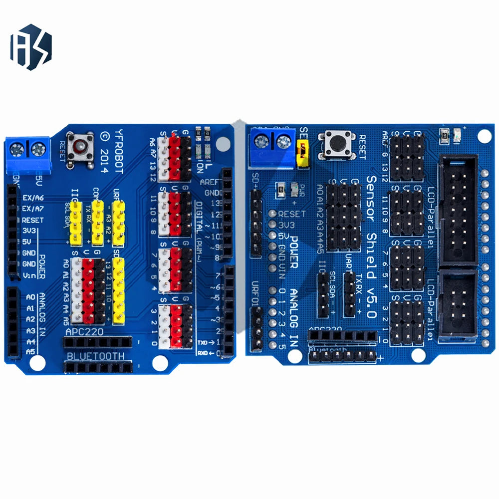 V5 Sensor Expansion Shield Board Compatible Uno R3 0 Multiple Sensors Zpaxo