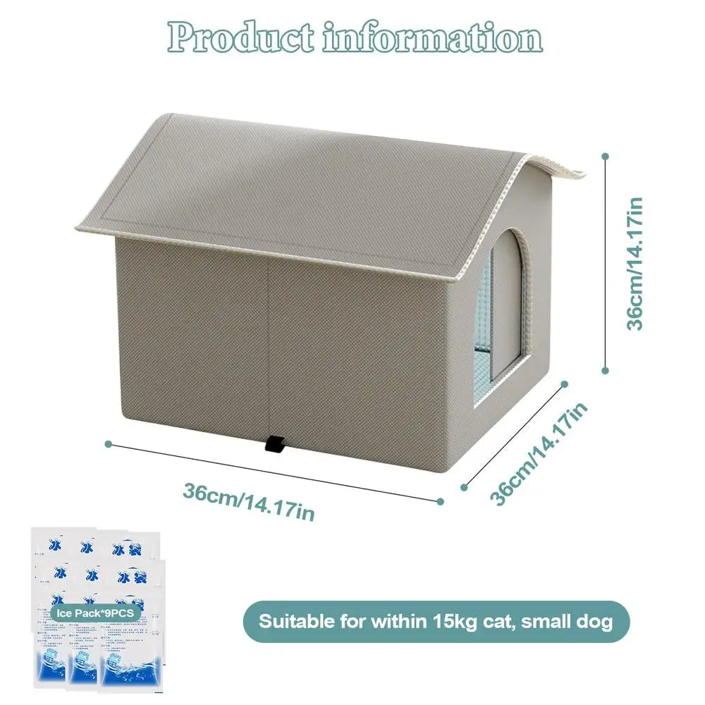 Summer Non-electric Cooling Pet House Ice Packs Four Seasons Bed