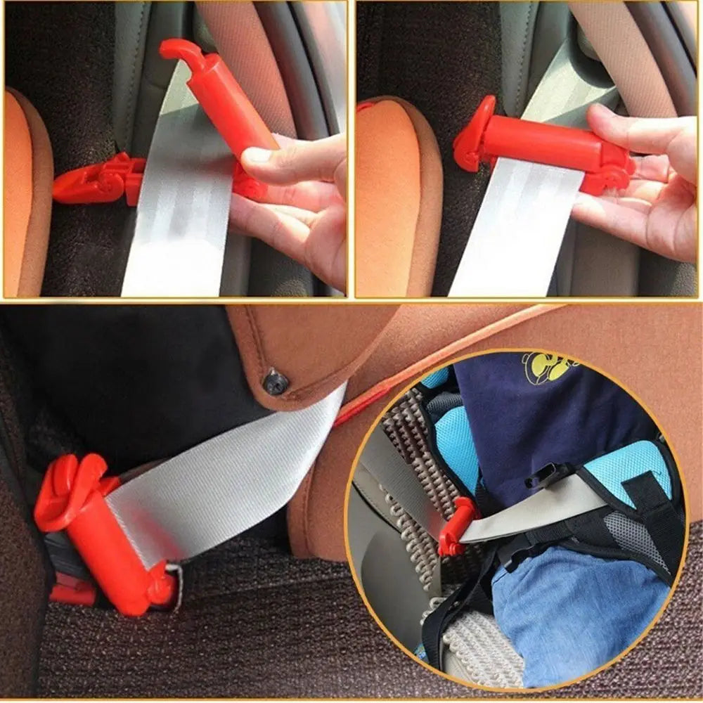 Toddler Safe Strap Prevent Retraction Seatbelt Fixed Fixed Clamp Belt Clip Lock Buckle Seatbelt Adjuster Clip Zpaxo