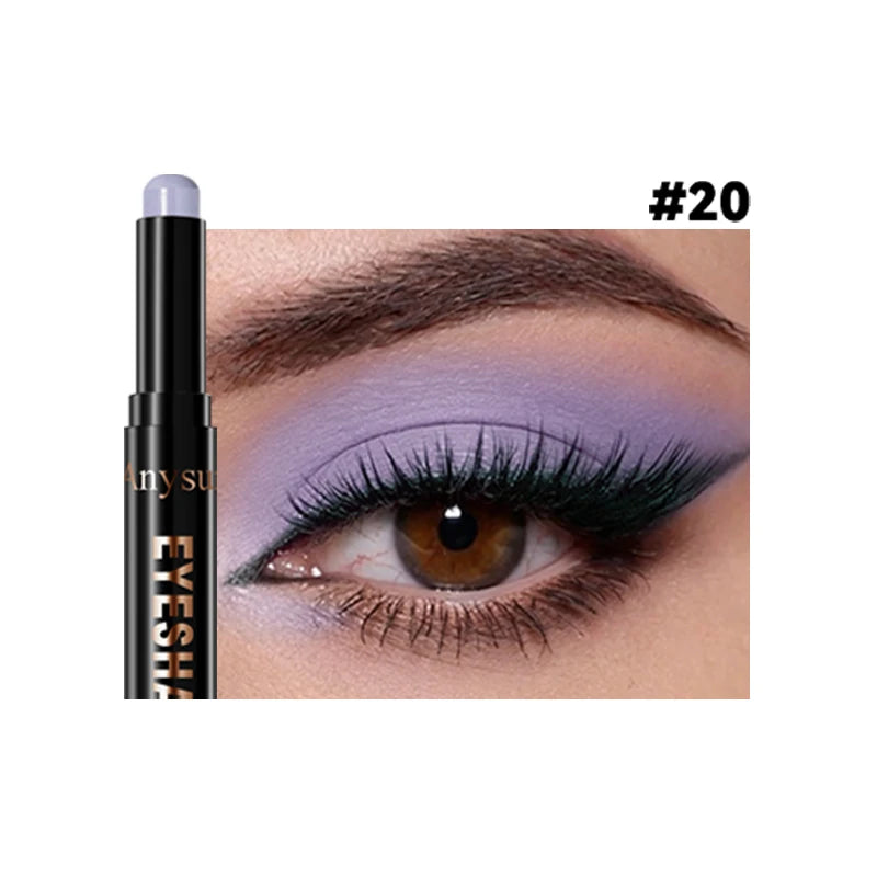 Pearl Metallic Eyeshadow Stick Sparkle Highlight One-swipe Lazy Eye