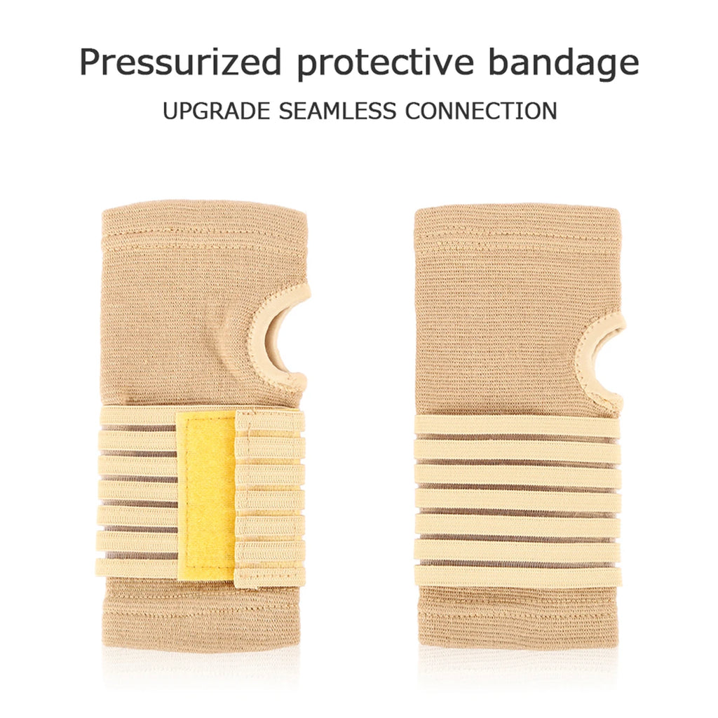2/4PCS Sports Safety Wristband Elastic Bandage Wrist Guard Support Arthritis Sprain Band Carpal Protector Hand Shaping Sweatband Zpaxo 1 Pair