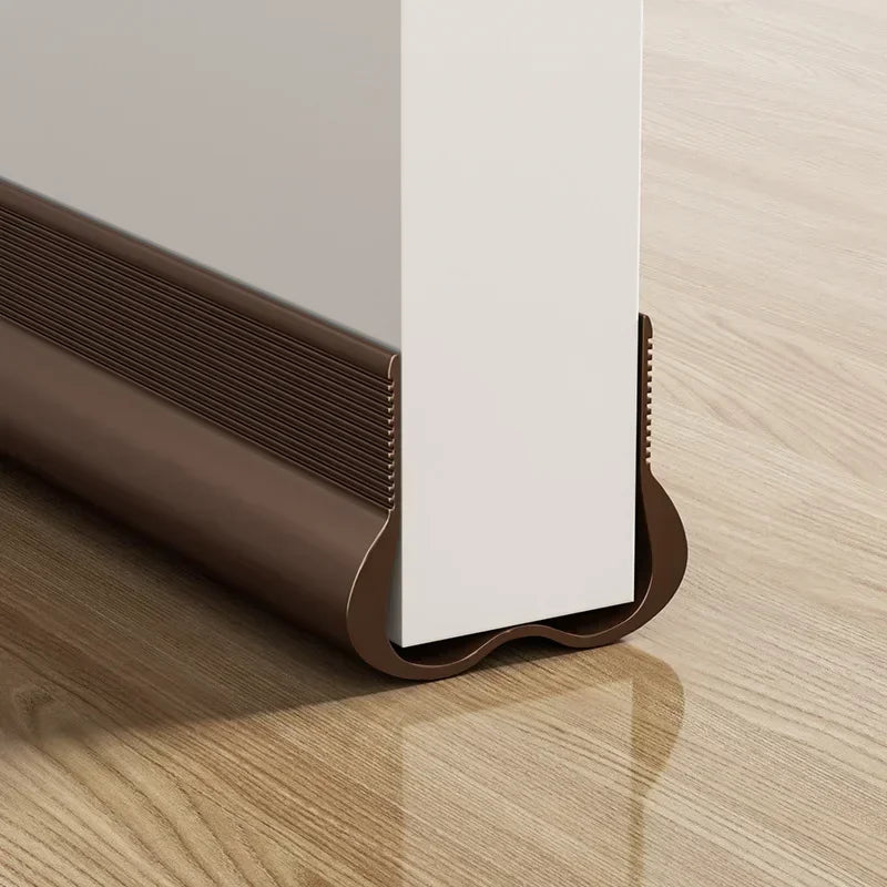 Flexible Door Bottom Seal Strip – Draft, Dust & Sound Guard Door Weatherstrip Seal Zpaxo Brown 93cm