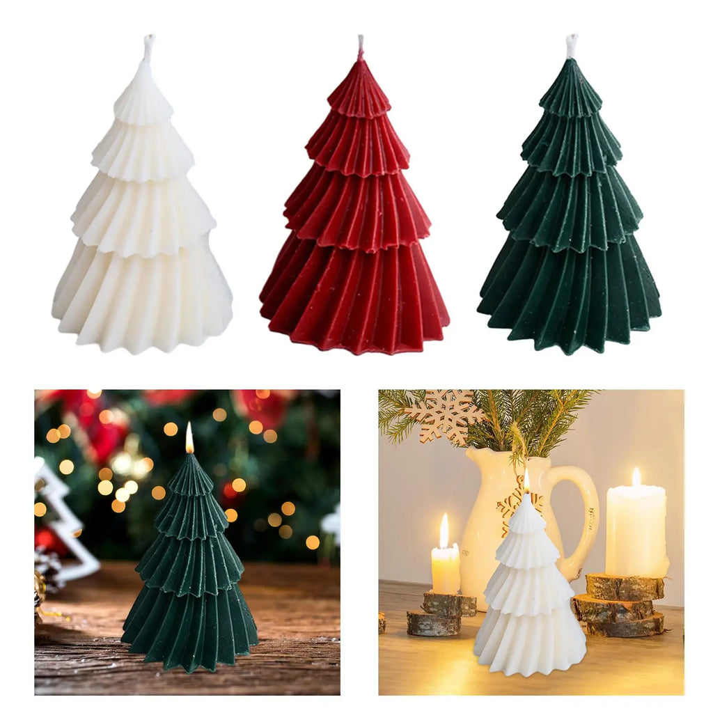 Christmas Tree Scented Candle Fragrance Props Home Decoration Zpaxo