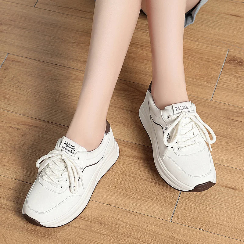 Women's Spring Autumn Minimalist Versatile Lightweight Soft Sole Zpaxo
