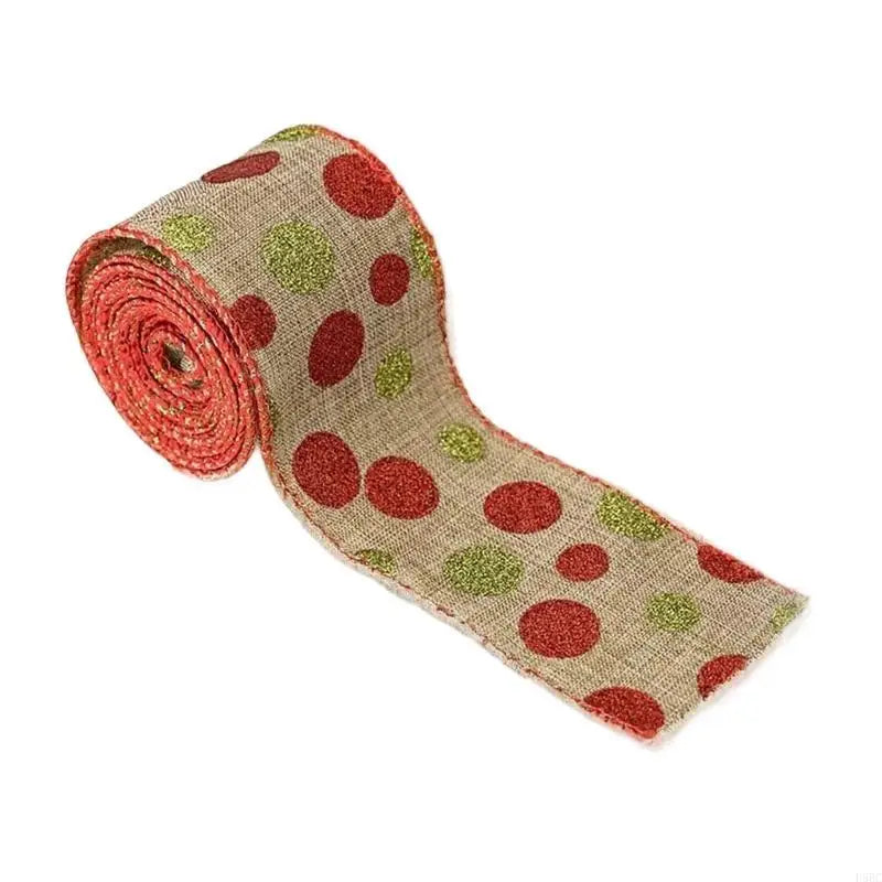 Durable Polyester Wire Ribbon Holiday Wrapping Festival Decors
