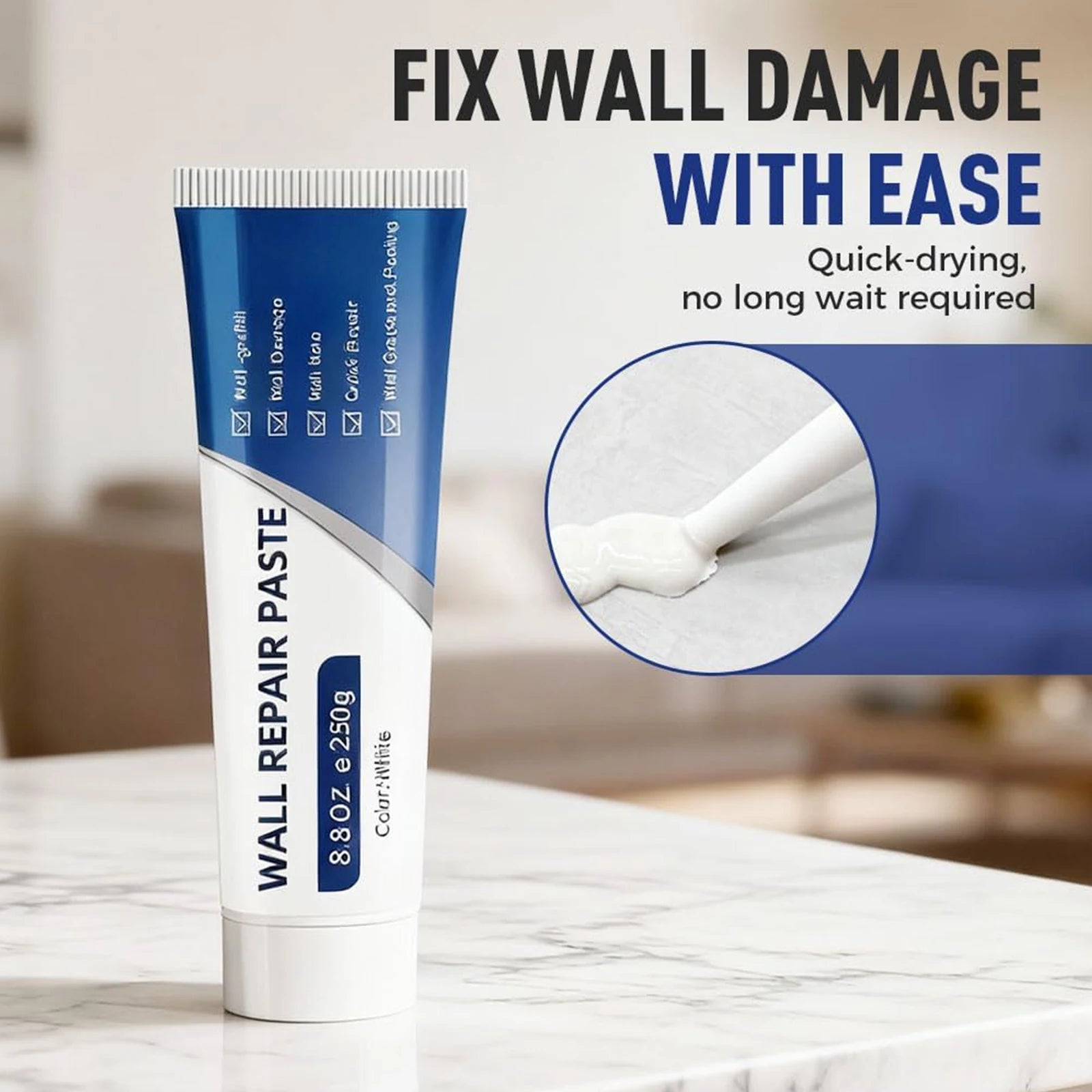 Drywall Repair Wall Easy Solution Putty Mending Agent Hole Ceiling