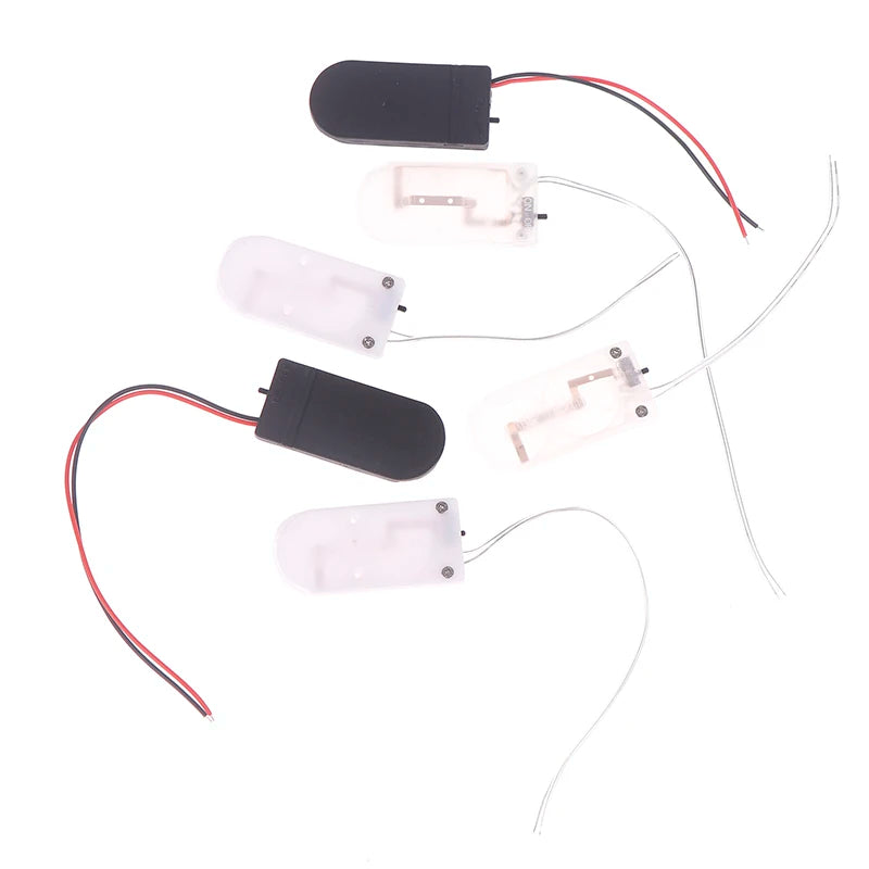 CR2032 Button Coin Cell Battery Holder Case Cover ON-OFF Switch+10