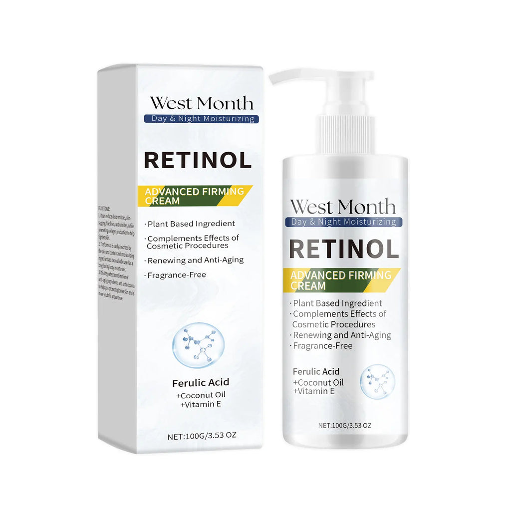 Retinol Body Firming Cream - Tighten Skin, Boost Elasticity, Deep Hydration & Anti-Aging For Radiant Youthful Body Zpaxo 100g boxed