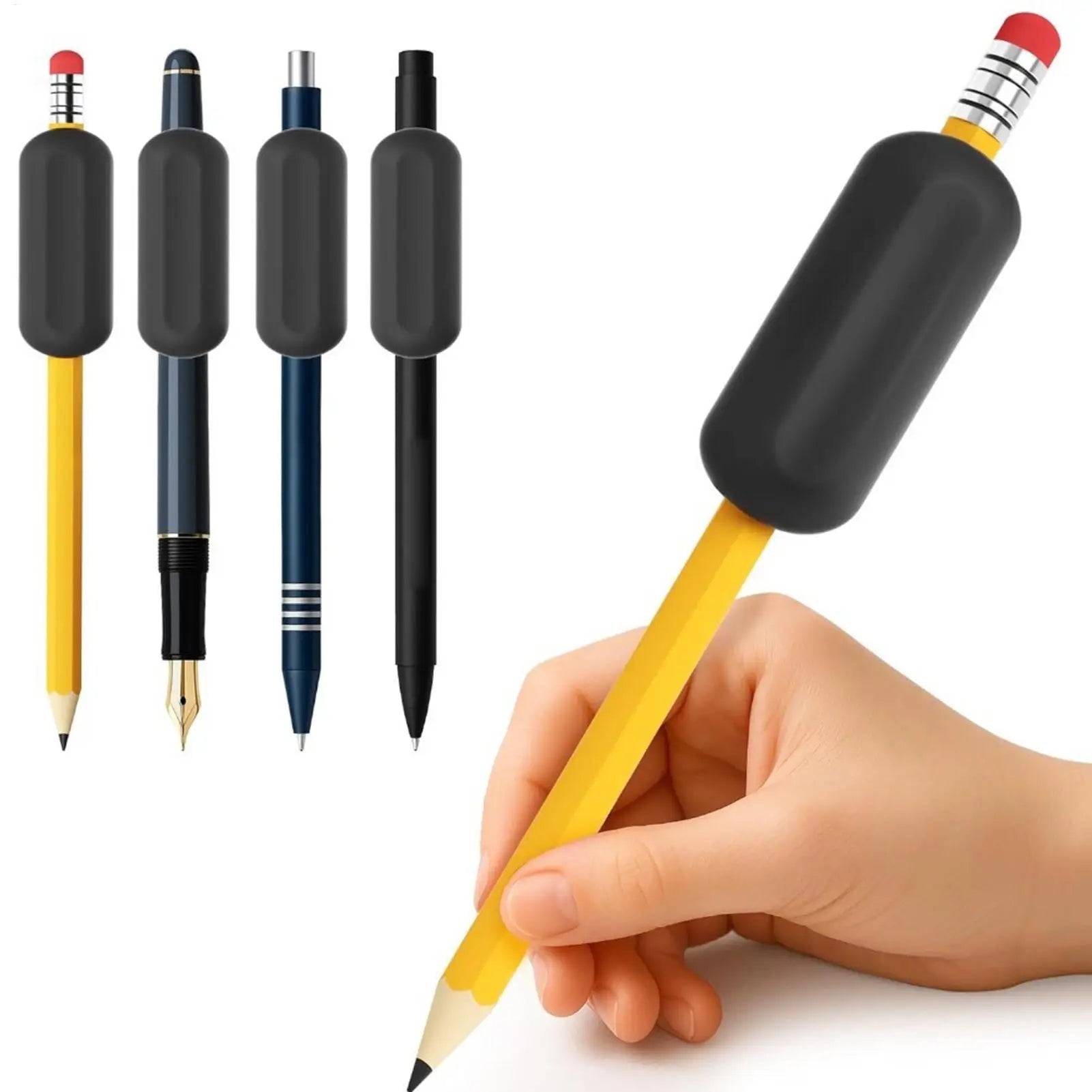 Weighted Pencil Correction Trainer Tool School Supplies Handwriting Aid for Children Elderly Note-Taking Homework Art Sketching Zpaxo