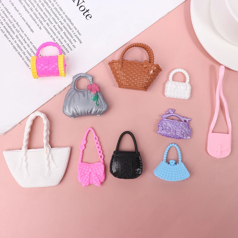 Doll Toy Accessory Electroplated Crown Necklace Ear Studs Bracelets Zpaxo
