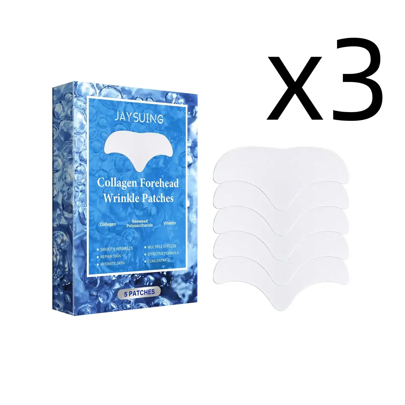 Collagen Anti-Wrinkle Forehead Patch – Frown Line Remover Forehead Wrinkle Patch Zpaxo 15 patches Boxed