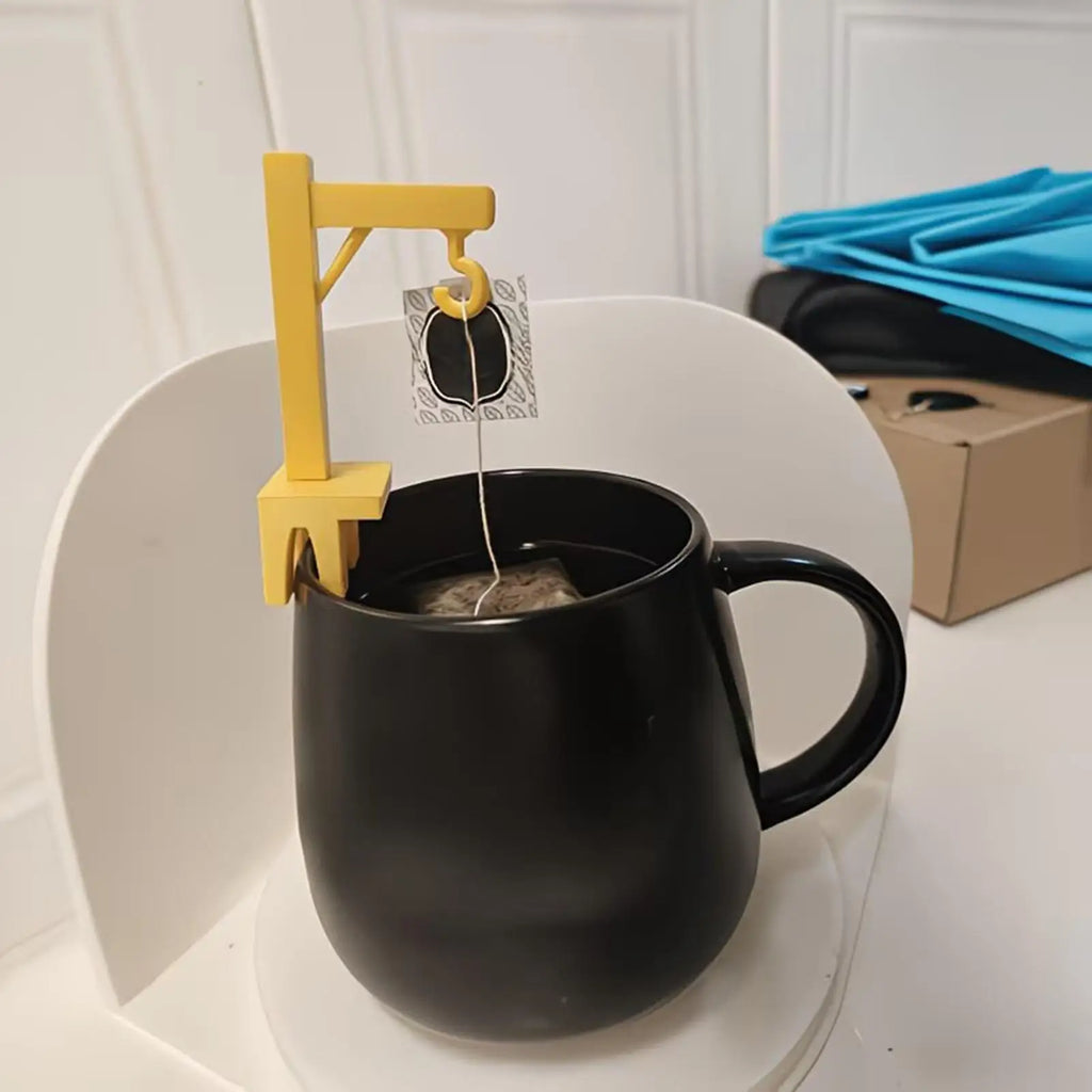 Crane Tea Bag Holder Clip – Cute Mug Clip for Desk & Home Tea Bag Holder Zpaxo