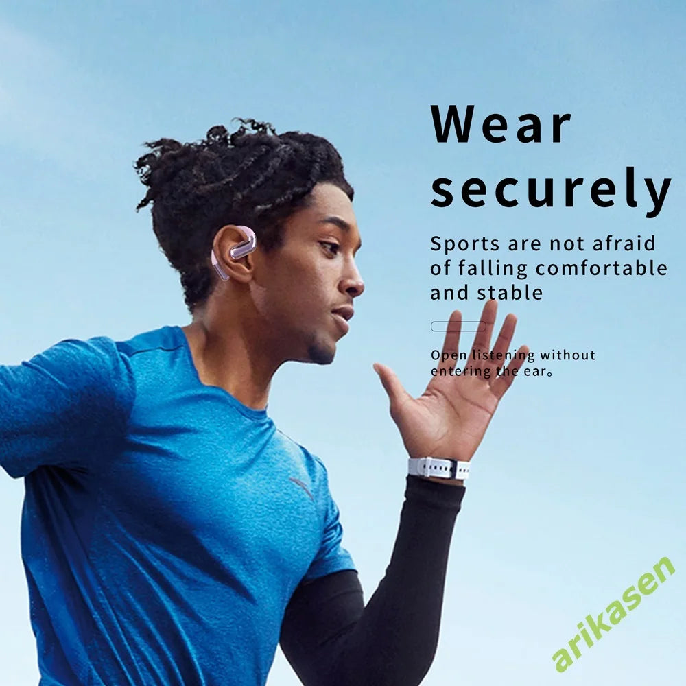 Open-ear Bluetooth Headphones Wireless Headset Earbuds Surroundings