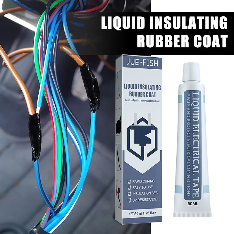 50 Liquid Insulating Tape Repair Rubber Electrical Wire Cable Coat
