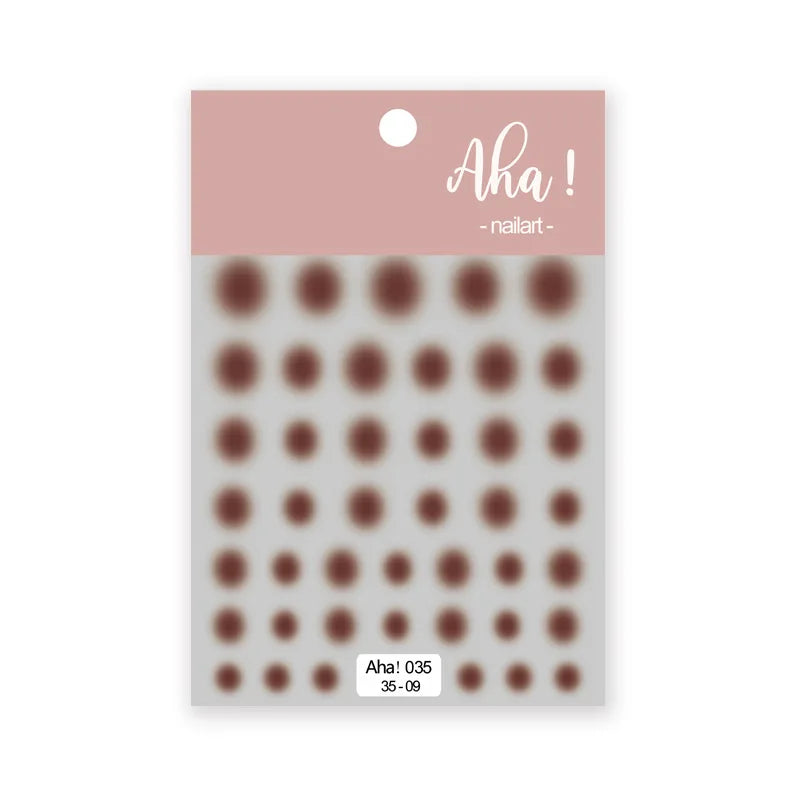 Colorful Transparent Gradient Nail Stickers Different Size Combinations Self-adhesive High Quality Nail Stickers Nail Art Deco Zpaxo 035-09