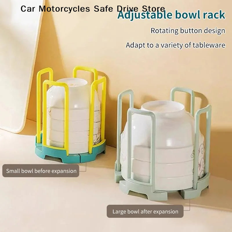 CMPractical Plastic Desktop Bowl Holder Removable Multifunctional