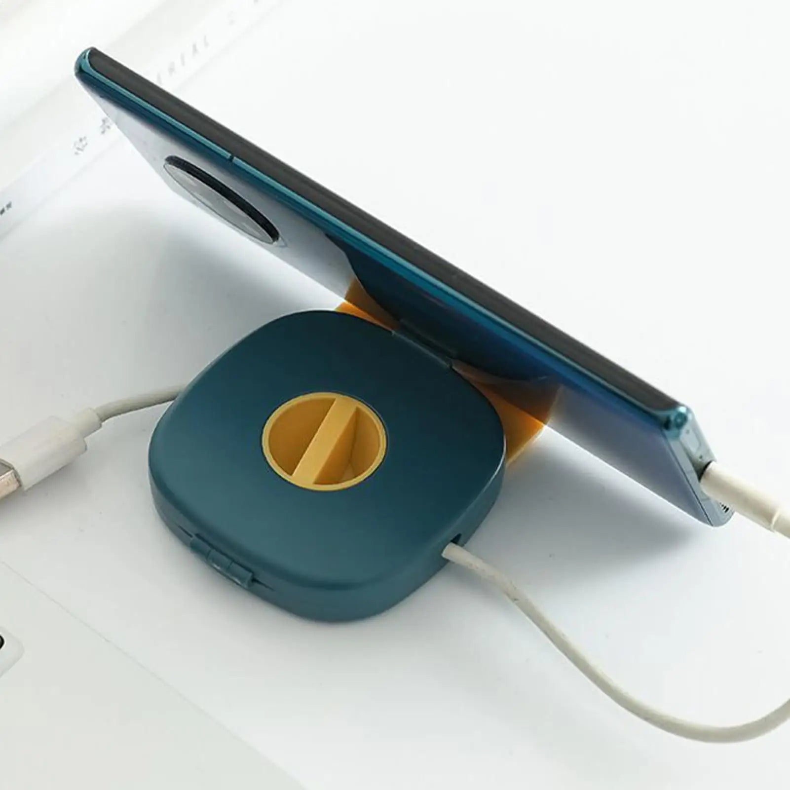 Cable Organizer Case Charger Cord Winder Iphone Samsung Earbuds