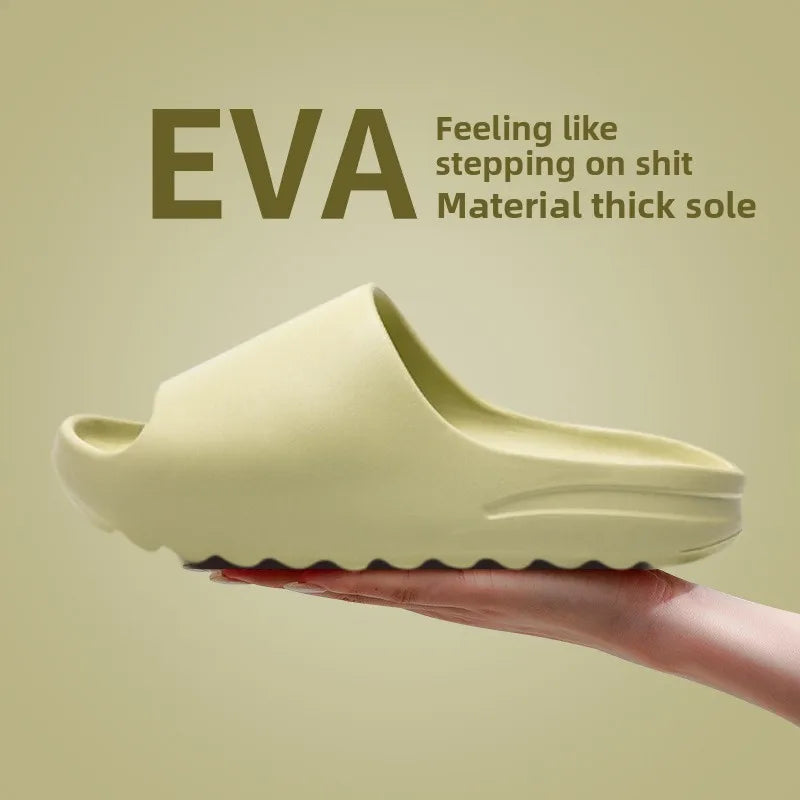 Thick-bottomed EVA Flip-flops Women Slippers Anti-slip Function