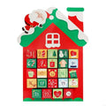 Interactive 24 Window Christmas Countdowns Hanging Ornament Snowman
