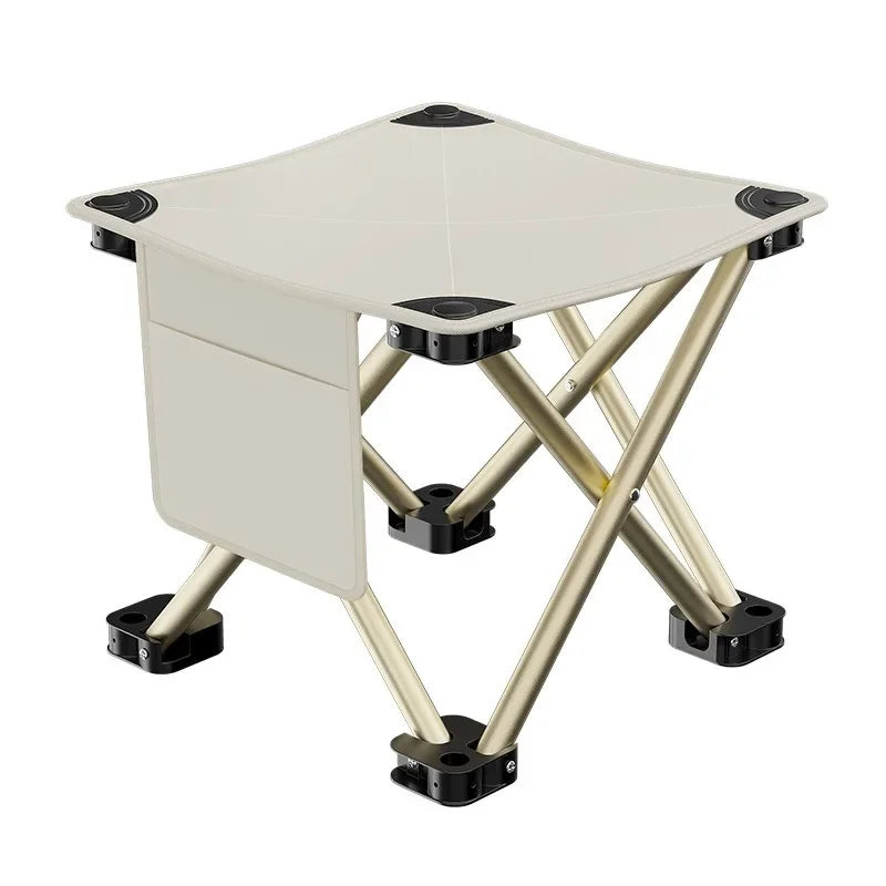 New Creative Outdoor Maza Foldable Stool Portable Fishing Chair Lightweight Folding Chair Camping Chair Stool Picnic Small Stool Zpaxo