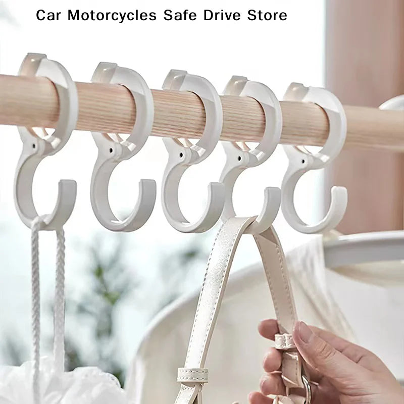 CMS Shaped Hook Hanger Hanging Hooks Kitchen Railing Closet Coat Hat