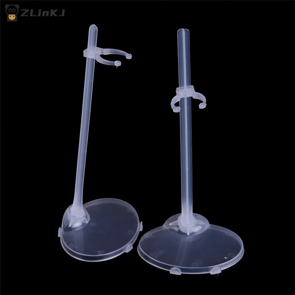 ▶5Pcs Plastic Doll Stand Display Holder Accessories For Dolls Zpaxo