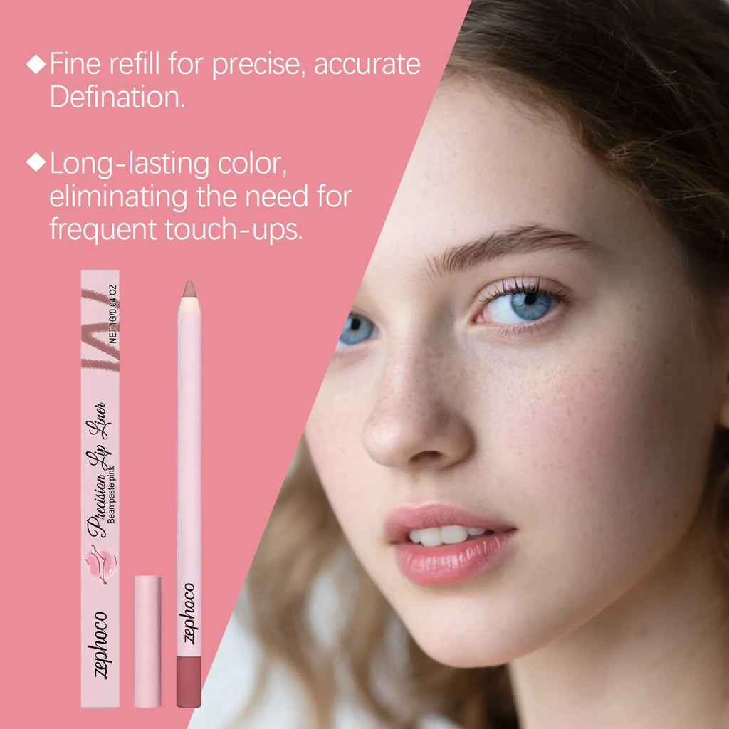 Pigment Lip Liner Pencil Waterproof Long-lasting Defining Shape Zpaxo