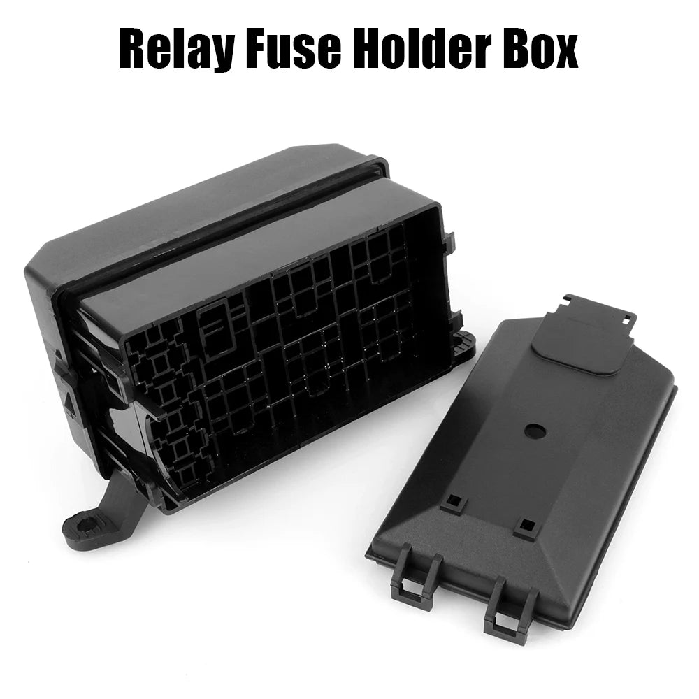 6 Way Fuse Relay Box Black Holder Block Circuit Protector Terminal