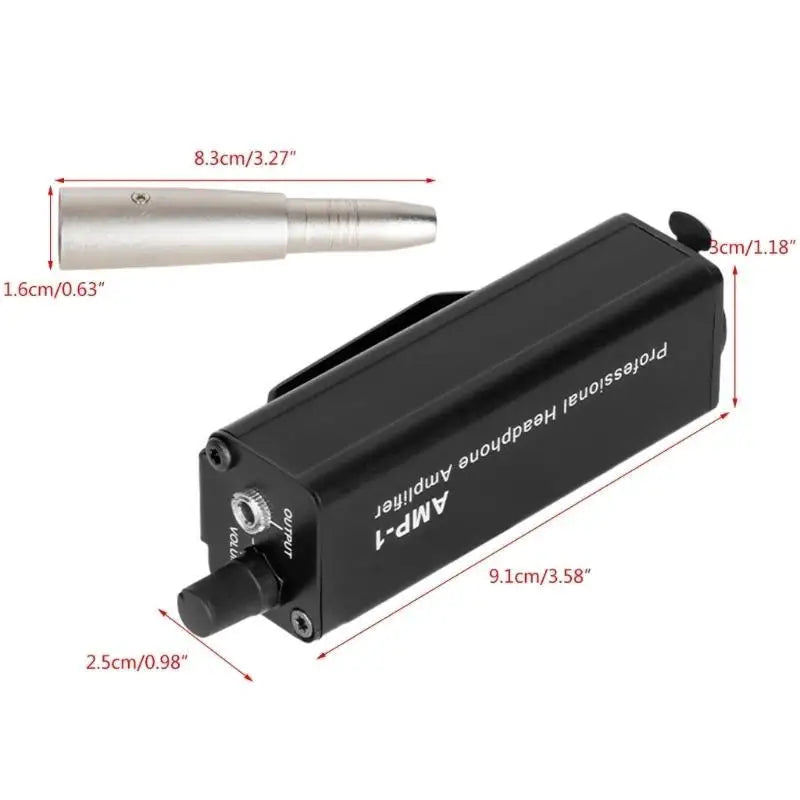 652F Professional XLRto Headphone Amplifier Converter Hifi Earphone Zpaxo