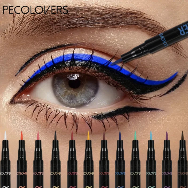 Colorful Eyeliner Liquid Pen Matte Smooth Quick Dry Waterproof Zpaxo