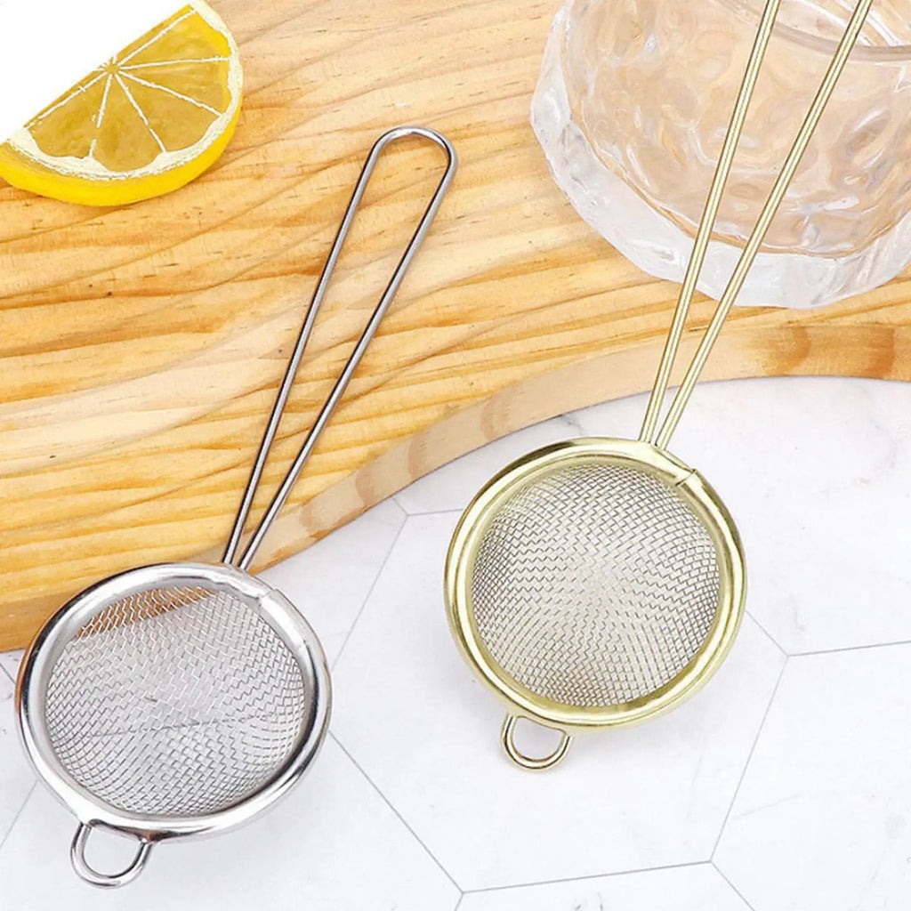 Fine Mesh Strainer – Stainless Steel Matcha & Tea Sifter Fine Mesh Strainer Zpaxo