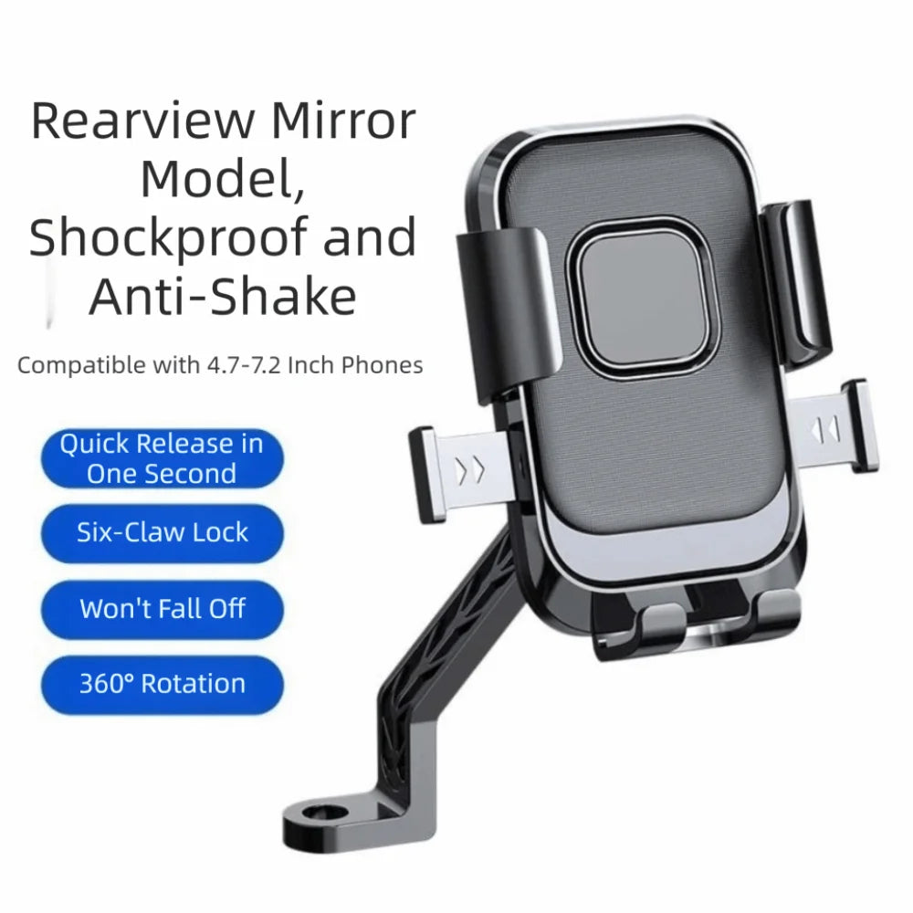 360 Rotatable Bike Phone Holder Shockproof Universal Navigation Zpaxo