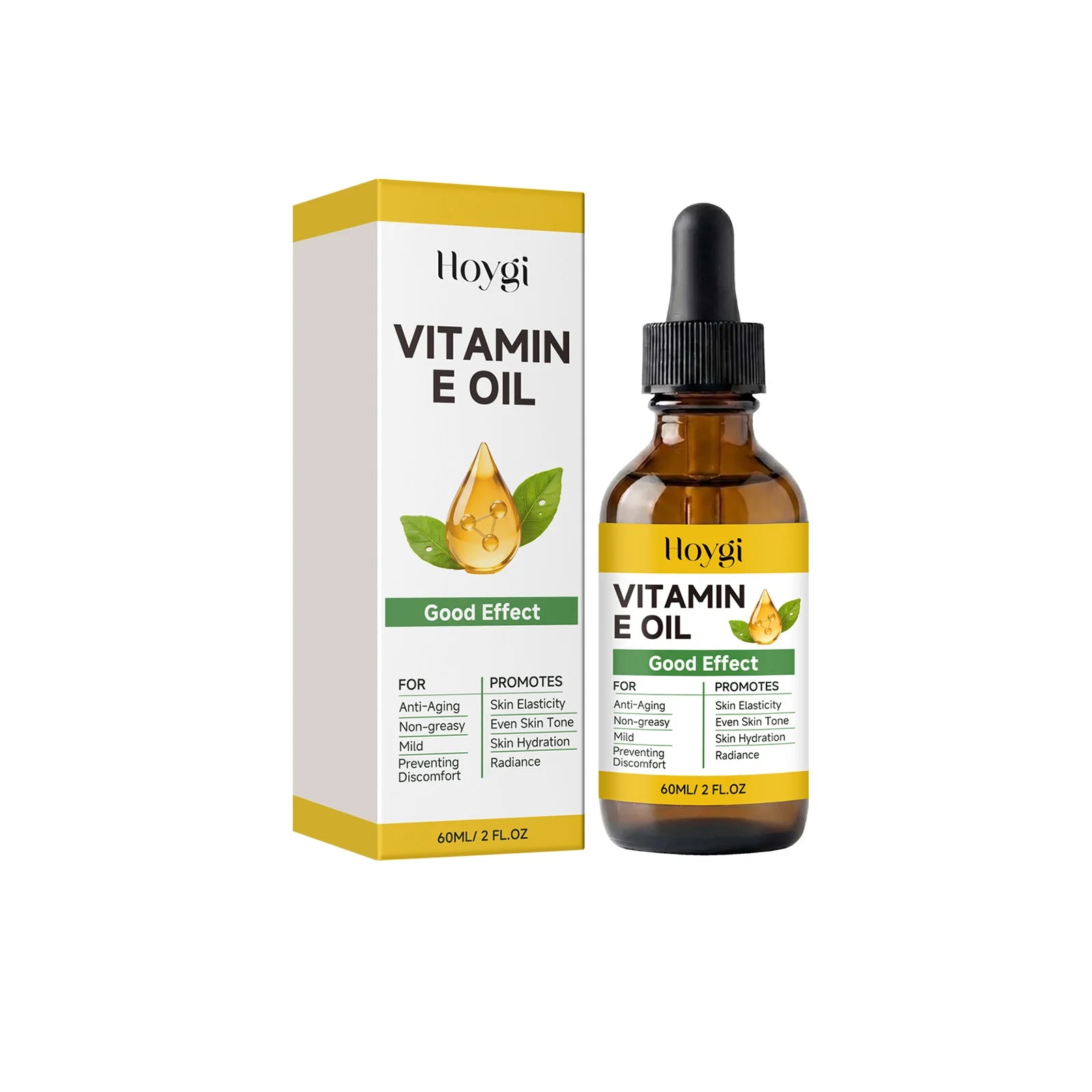 Hoygi Vitamin E Oil for Face, Body, Hair & Nails – 60ml Vitamin E Skin Oil Zpaxo 60ml Boxed 60ml
