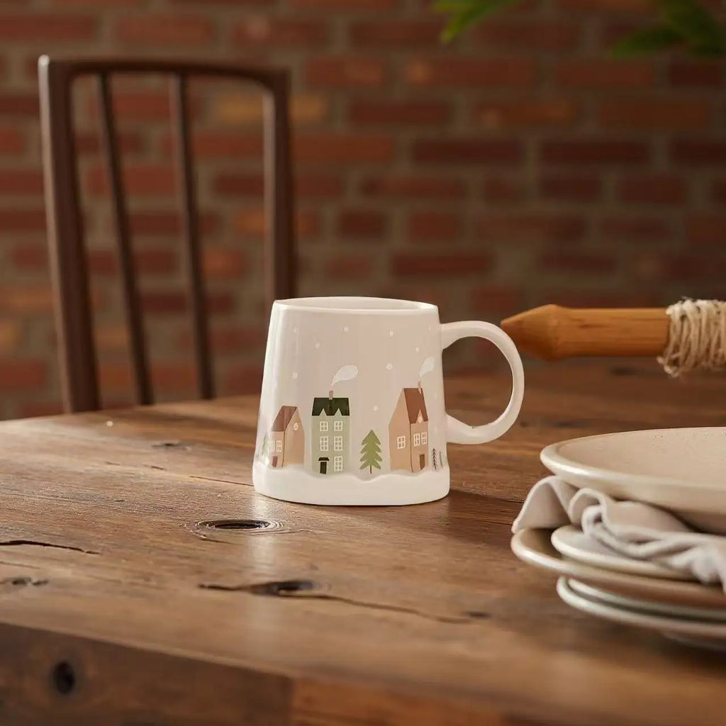 Christmas Ceramic Coffee Mug – Cute Couple Holiday Tea Cup Christmas Ceramic Mug Zpaxo B 350
