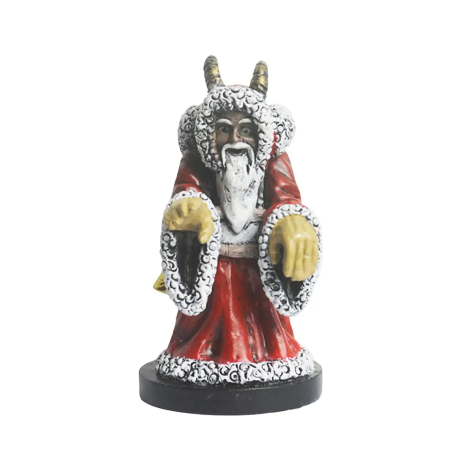 Halloween Statue Krampus Figurine Home Decor Lawn Ornament Resin Zpaxo Multicolor