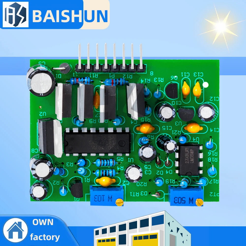 13-40KHz Inverter Driver Board SG3525 LM358 High Current High Frequency Adjustable DC 12-24V Driving 5000W Zpaxo 10pcs