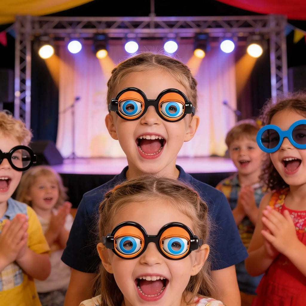 Funny Glasses Funny Glasses Prank Stuff Shaking Eye Sunglasses Gag Props For Kids Boys Teens Party Holiday Photo Booth Costume Zpaxo