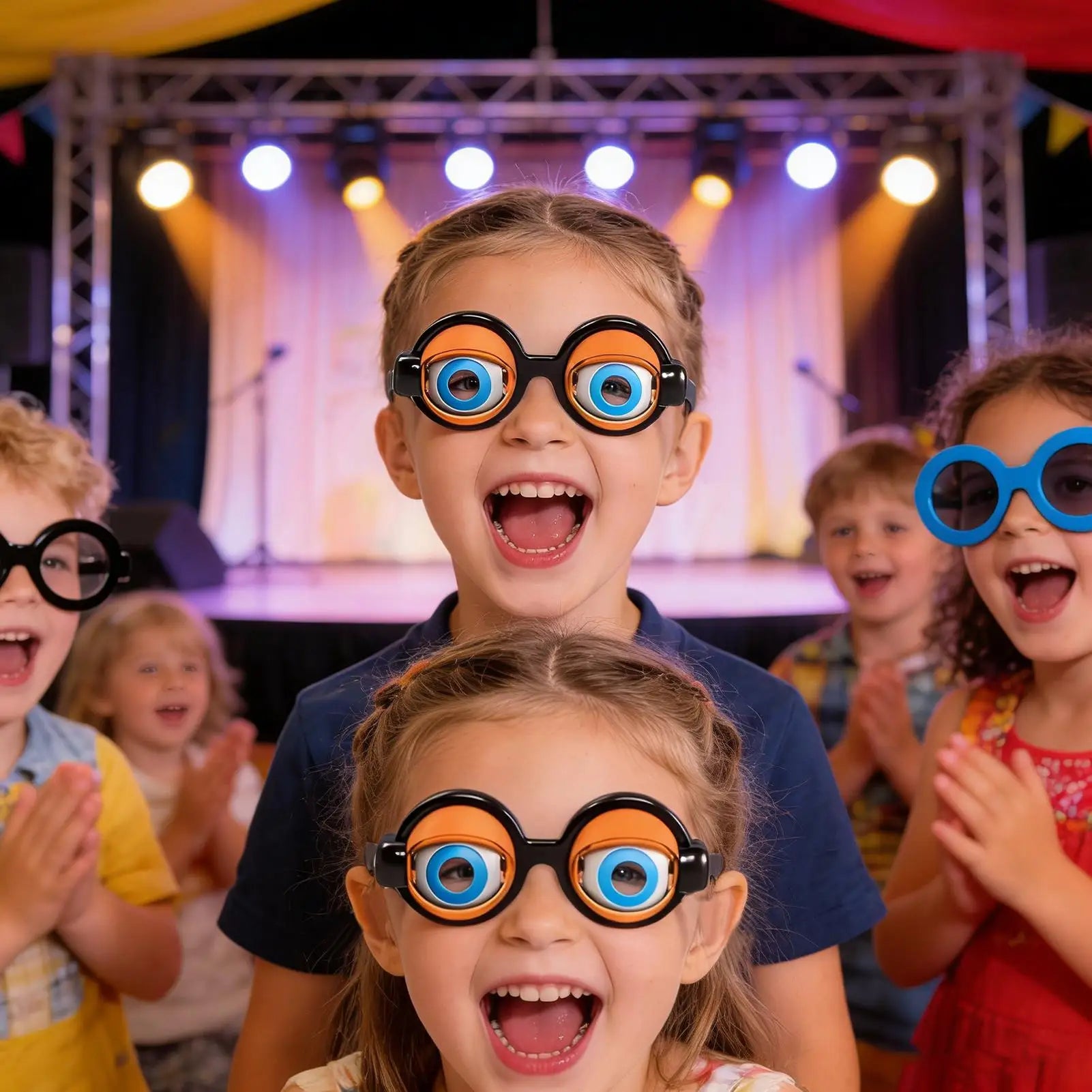 Funny Glasses Funny Glasses Prank Stuff Shaking Eye Sunglasses Gag Props For Kids Boys Teens Party Holiday Photo Booth Costume Zpaxo
