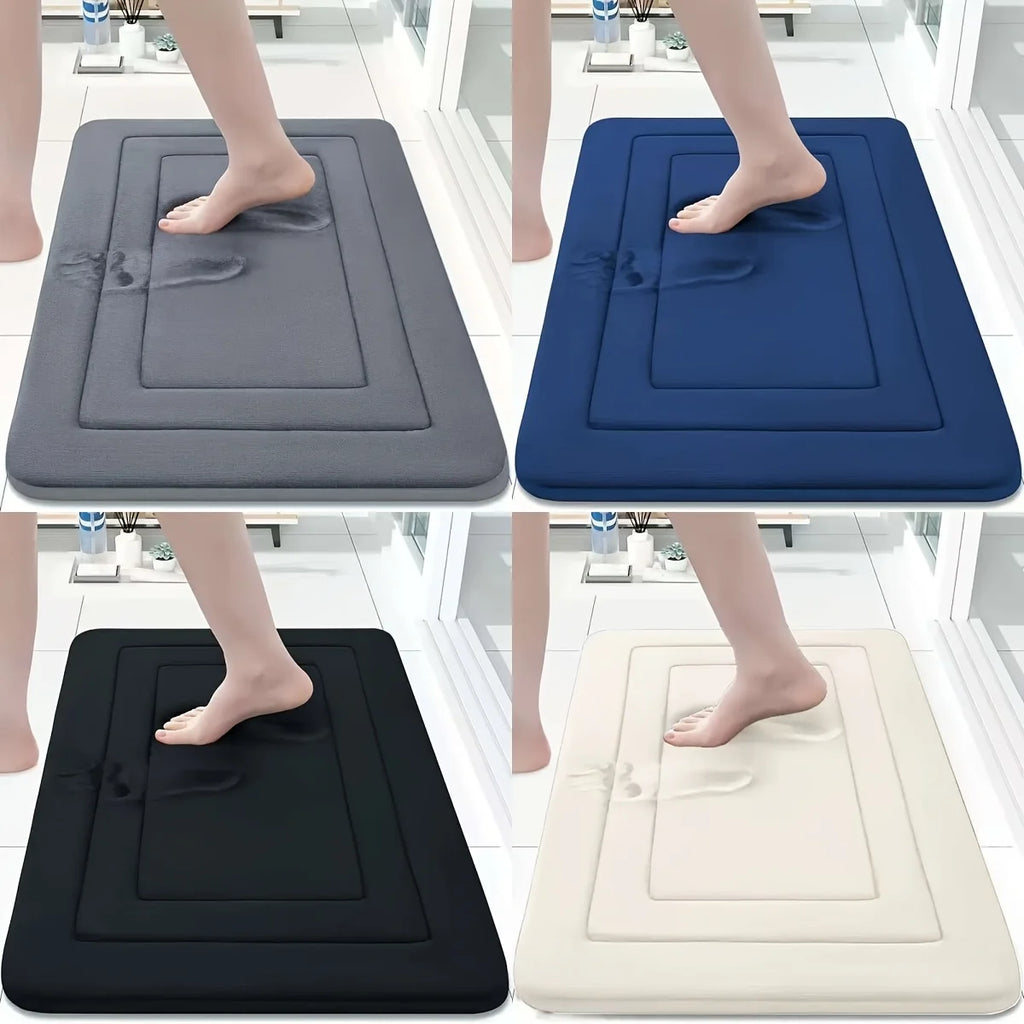 Plush Water-absorbent Soft Floor Mat/Suitable for Multiple Scenarios/Including Bathrooms, Bedrooms, and Living Rooms Zpaxo