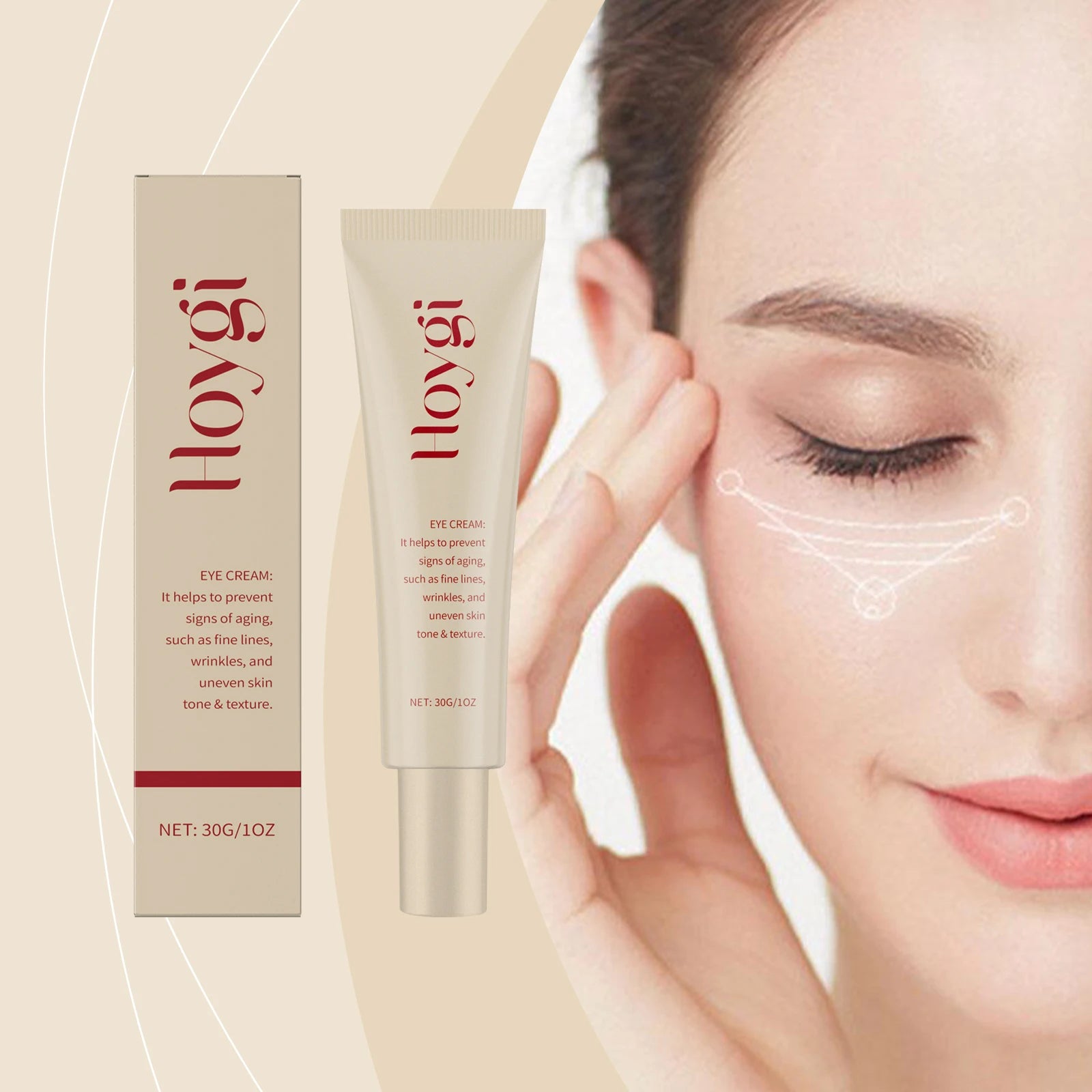 Hoygi Retinol Eye Cream – Dark Circles, Wrinkles & Puffiness Retinol Eye Cream Zpaxo