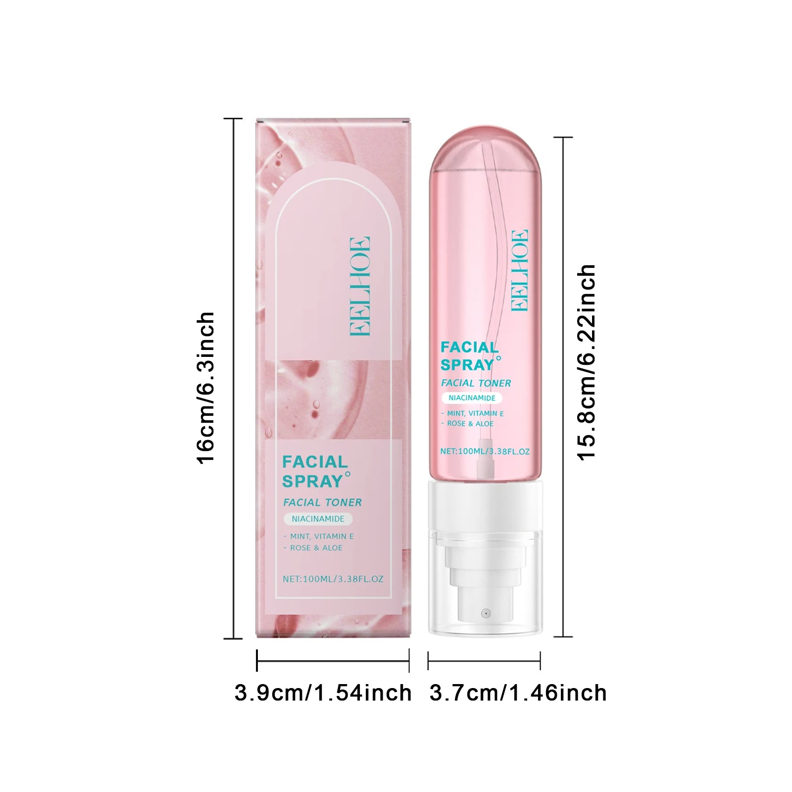 Eelhoe Niacinamide Toner Spray – Brightening & Hydrating Mist Facial Toner Spray Zpaxo