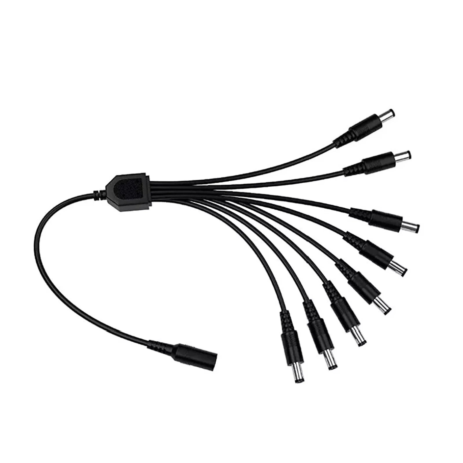 12V DC Power Splitter Plug 1 Female 8 Male Supply Adapter Y Cable