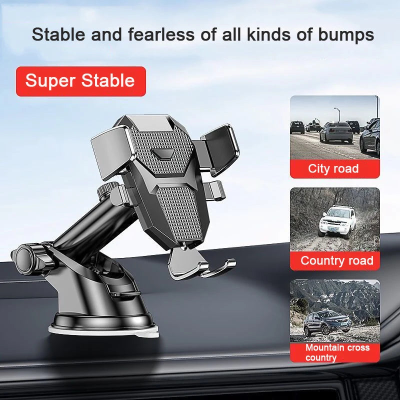 Sucker Car Phone Holder Air Vent Clip Mount Stand GPS Telefon Mobile