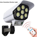 Solar Motion Sensor Wall Light – 3-Mode Remote Control LED Lamp