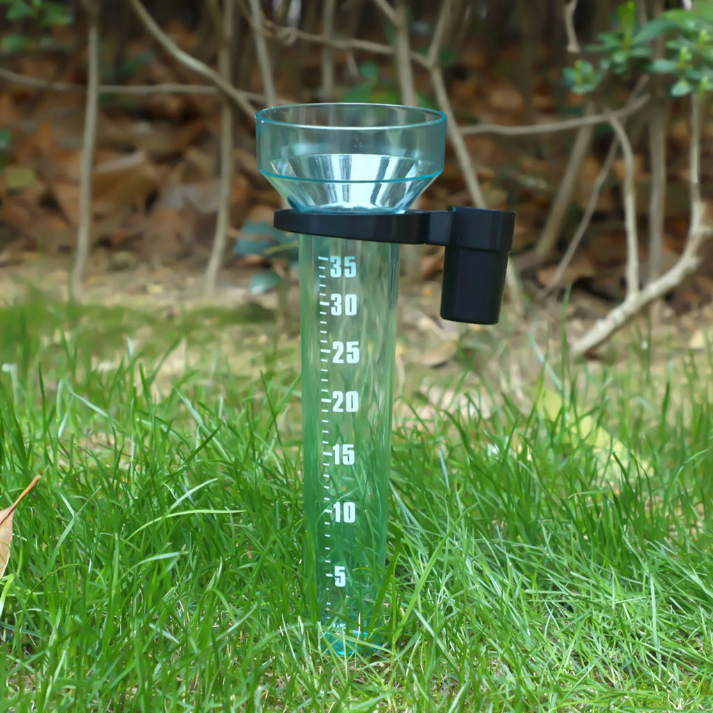 Plastic Rain Gauge Capacity Measurement Device Easy Install Lawn Farm